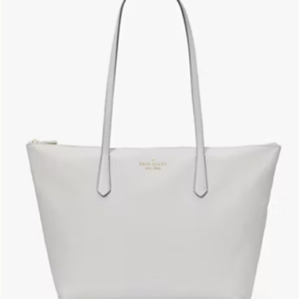 Kate Spade Kitt Large Tote in Platinum Grey